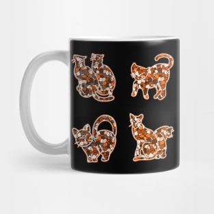 Crystal Group Cat (orange) Mug